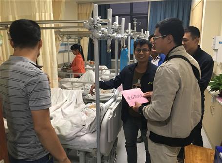 雪中送炭三九暖，愛心慰問家人情 記探望同事吳宇家人