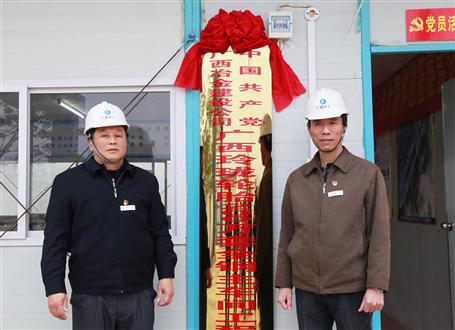 發(fā)揮戰(zhàn)斗堡壘作用！冶建又一個項(xiàng)目部黨支部揭牌