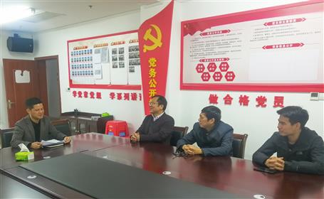 廖立波到分公司承建項目調研指導工作