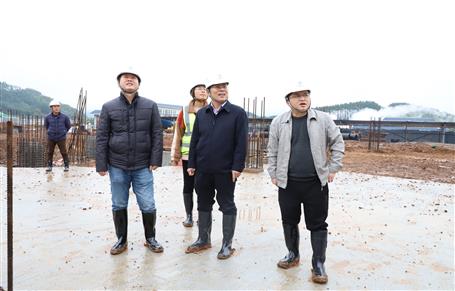 廖立波到項目開展第一季度安全生產(chǎn)質(zhì)量綜合大檢查