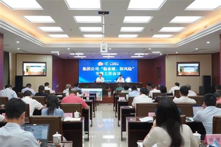 集團公司“穩(wěn)業(yè)績、防風險”專題工作會議召開
