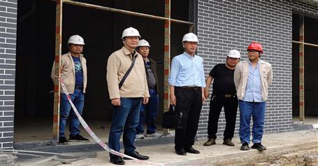 何勇到項(xiàng)目開(kāi)展第四季度安全生產(chǎn)質(zhì)量綜合大檢查