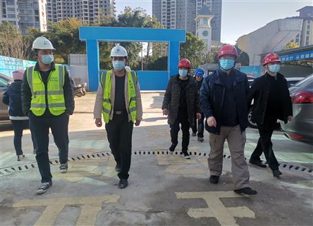 柳州市住建局檢查組到第四分公司承建項(xiàng)目開展節(jié)后復(fù)工檢查