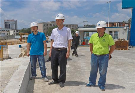 何勇率隊到項目開展2022年第二季度安全生產(chǎn)質量綜合大檢查