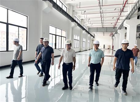 陶禮智到第十分公司承建項目調研指導工作