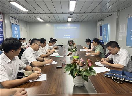 駱春燕到冶建第五分公司項目開展集團公司2025年二季度項目成本管理檢查